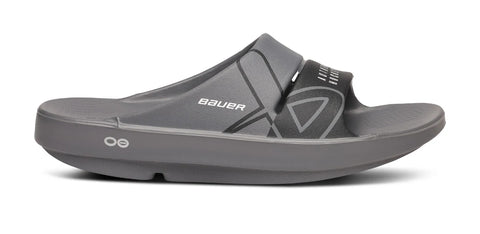 BAUER/OOFOS Men's OOahh Sport Slide Sandal – Slate