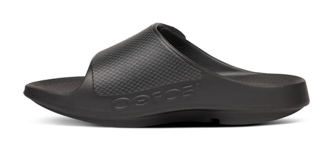 BAUER/OOFOS Men's OOahh Sport Flex Sandal – Black