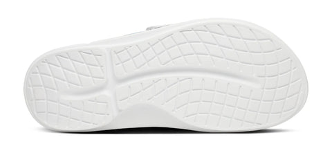 BAUER/OOFOS Men's OOahh Sport Flex Sandal – White