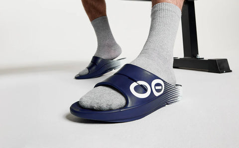 Men's OOahh Sport Slide Sandal - Navy Matrix (SALE)