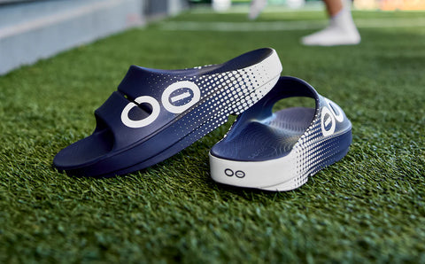 Women's OOahh Sport Slide Sandal - Navy Matrix (SALE)