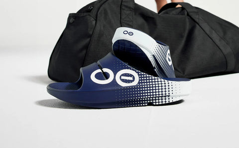 Women's OOahh Sport Slide Sandal - Navy Matrix (SALE)